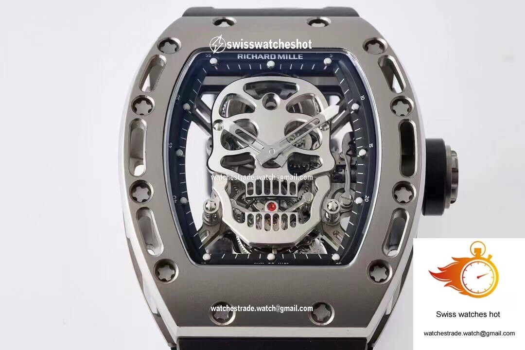 Richard Mille RM052 Tourbillon EUR Factory Titanium Skull Dial 4
