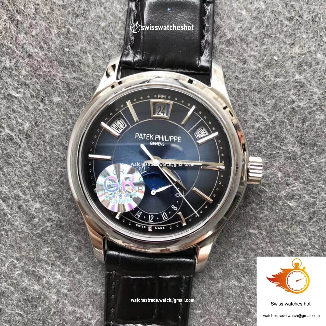Patek Philippe Complications 5205G-013 GR Factory Stainless Steel Blue Dial 4
