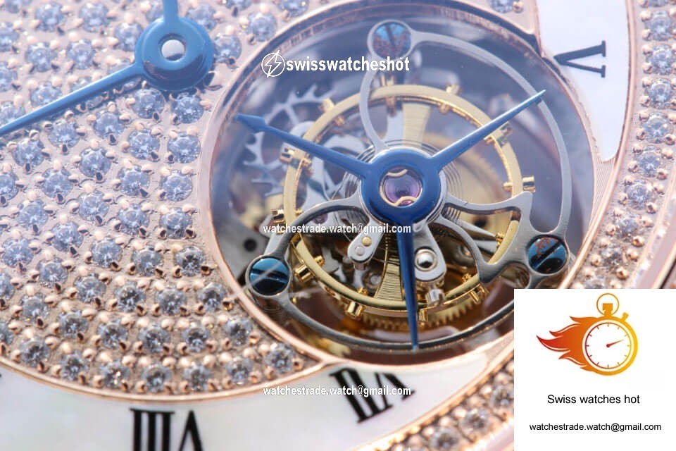 Breguet Classique Ultra-Thin Tourbillon Rose Gold Diamond Dial 4