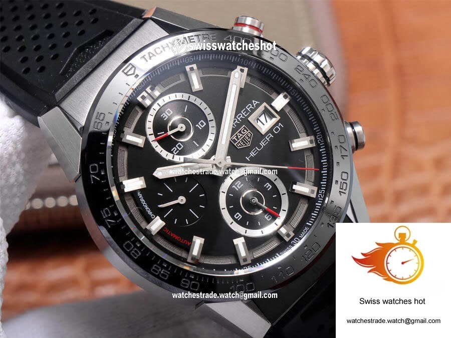 TAG Heuer Carrera CAR201Z.FT6046 XF Factory Black Dial 4