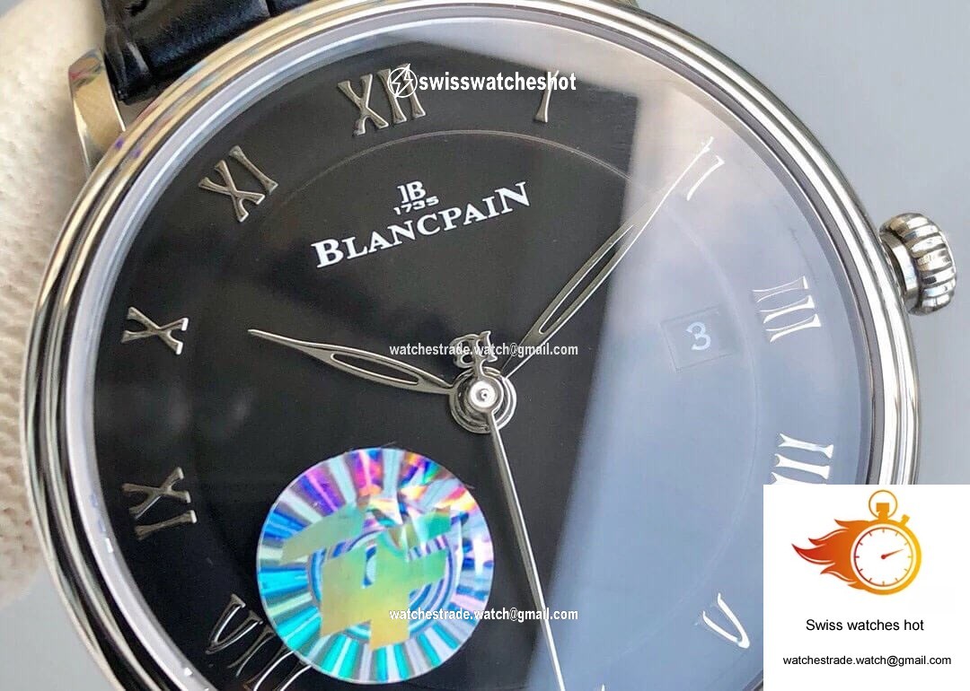 Blancpain Villeret 6551-1127-55B ZF Factory Black Dial 4