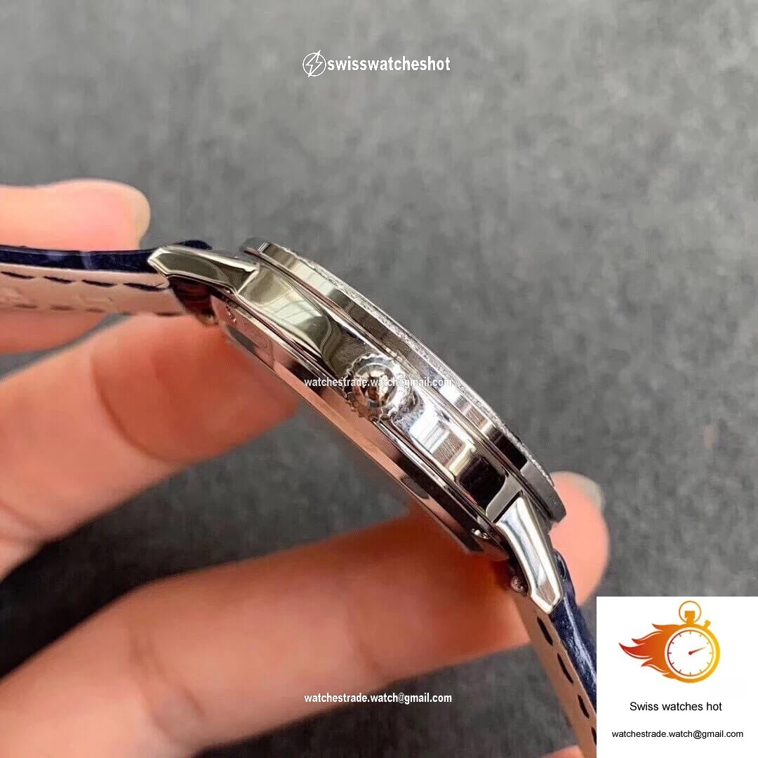 Jaeger LeCoultre Rendez Vous 3448480 ZF Factory Diamond Blue Dial 4