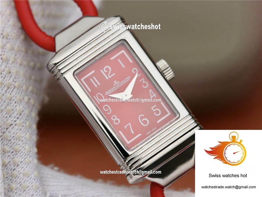 Jaeger-LeCoultre Reverso 3268560 MG Factory Stainless Steel Red Dial 4
