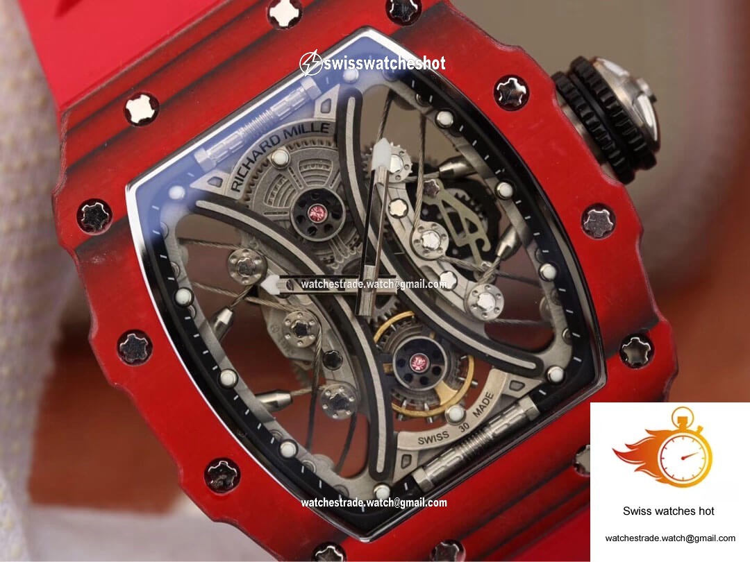 Richard Mille RM53-01 KV Factory TPT Carbon Fiber Skeleton Dial 4