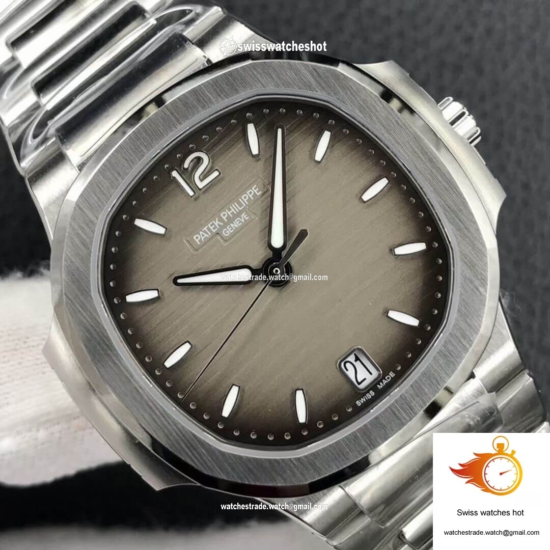 Patek Philippe Nautilus Ladies 7118/1A-011 3K Factory Grey Dial 4