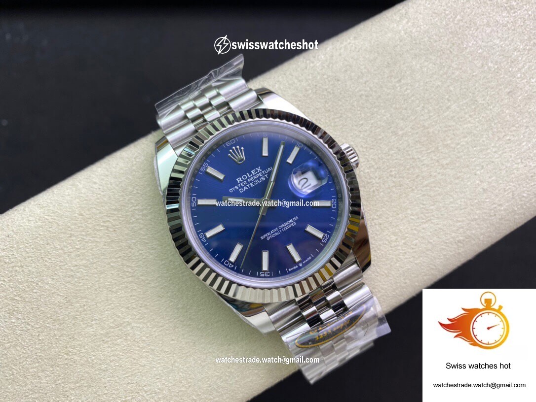 Rolex Datejust M126334-0002 Clean Factory Blue Dial 4