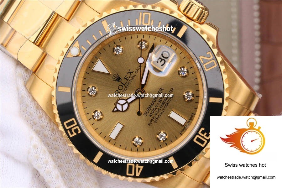 Rolex Submariner 116618 Noob Factory V7 All-Inclusive Gold 4