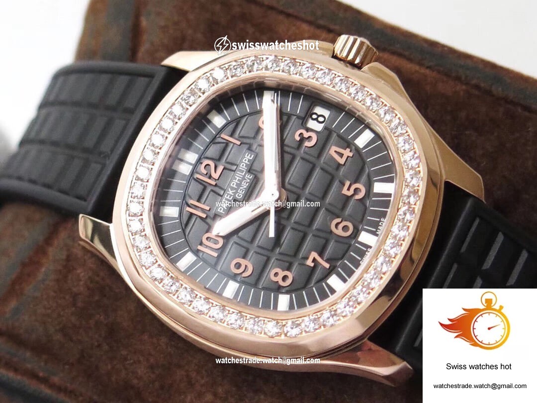 Patek Philippe Aquanaut PPF Factory Rose Gold Black Dial 4