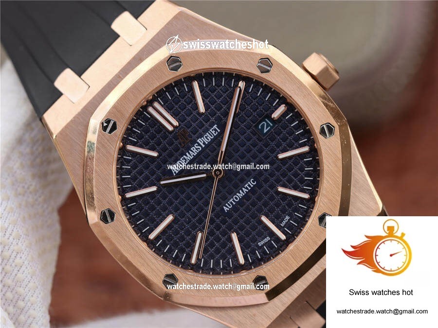 Audemars Piguet Royal Oak 15400 Blue Dial 4