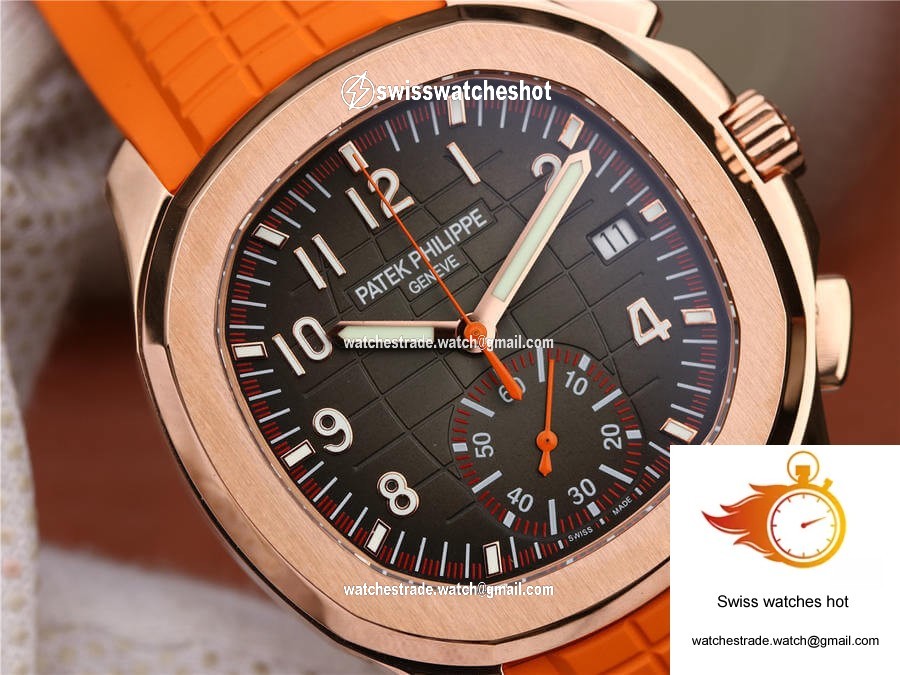 Patek Philippe Aquanaut 5968A-001 Orange Strap 4