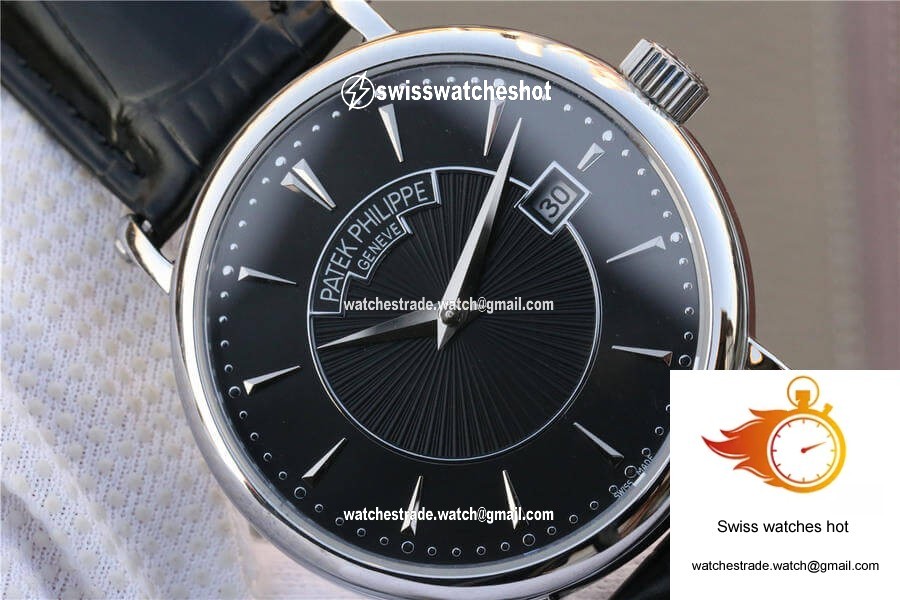 Patek Philippe Calatrava 5153G-001 ZF Factory Black Dial 4