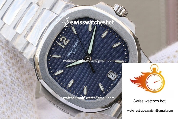 Patek Philippe Nautilus Ladies 7118/1A-001 PF Factory Blue Dial 4