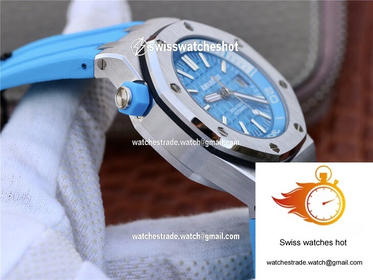 Audemars Piguet Royal Oak Offshore Diver 15710ST.OO.A032CA.01 JF Factory Blue Dial 4