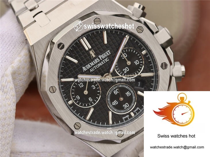 Audemars Piguet Royal Oak Chronograph 26320ST.OO.1220ST.01 OM Factory Black Dial 4