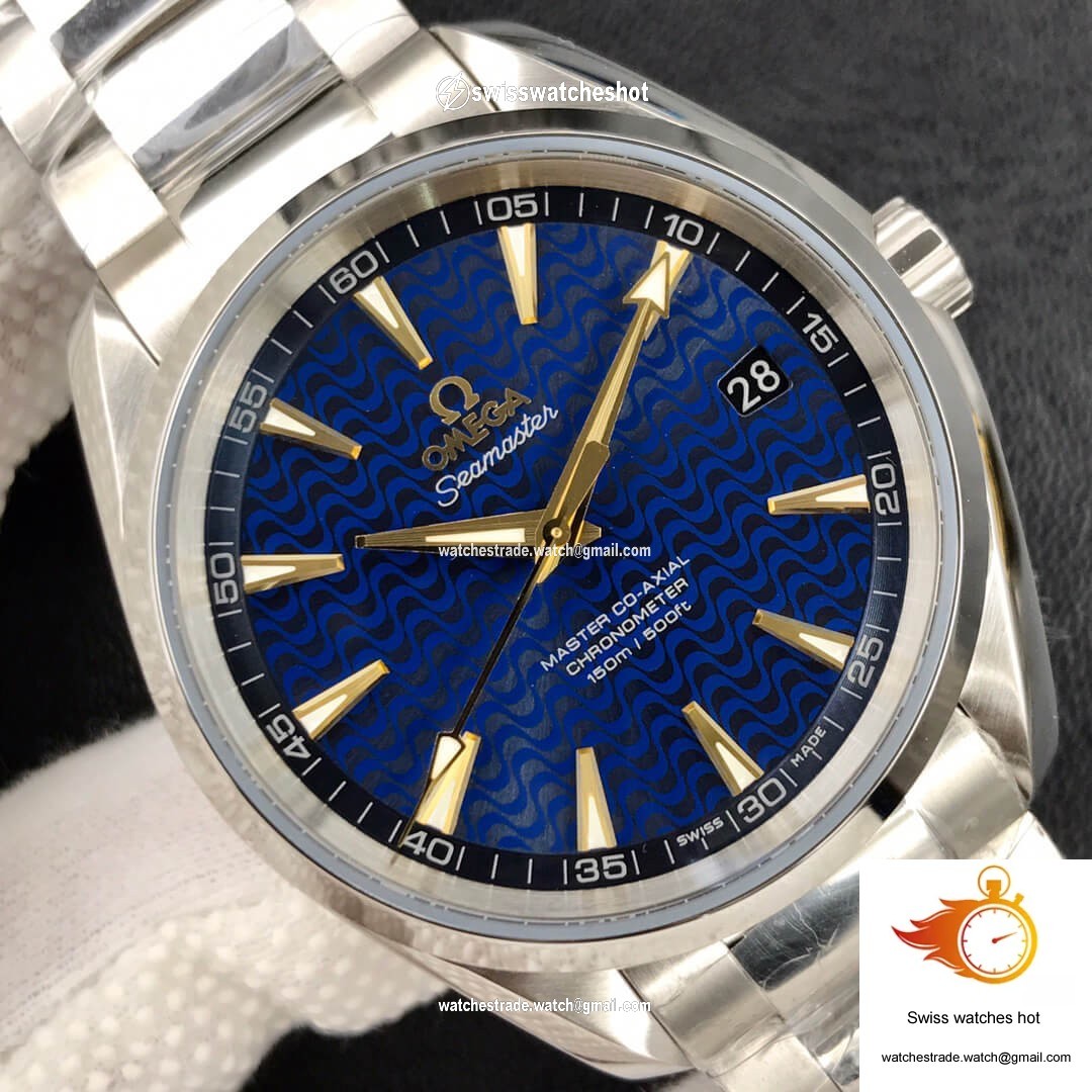 Omega Seamaster Aqua Terra 150M Rio Olympic Special Edition VS Factory Blue Dial 4