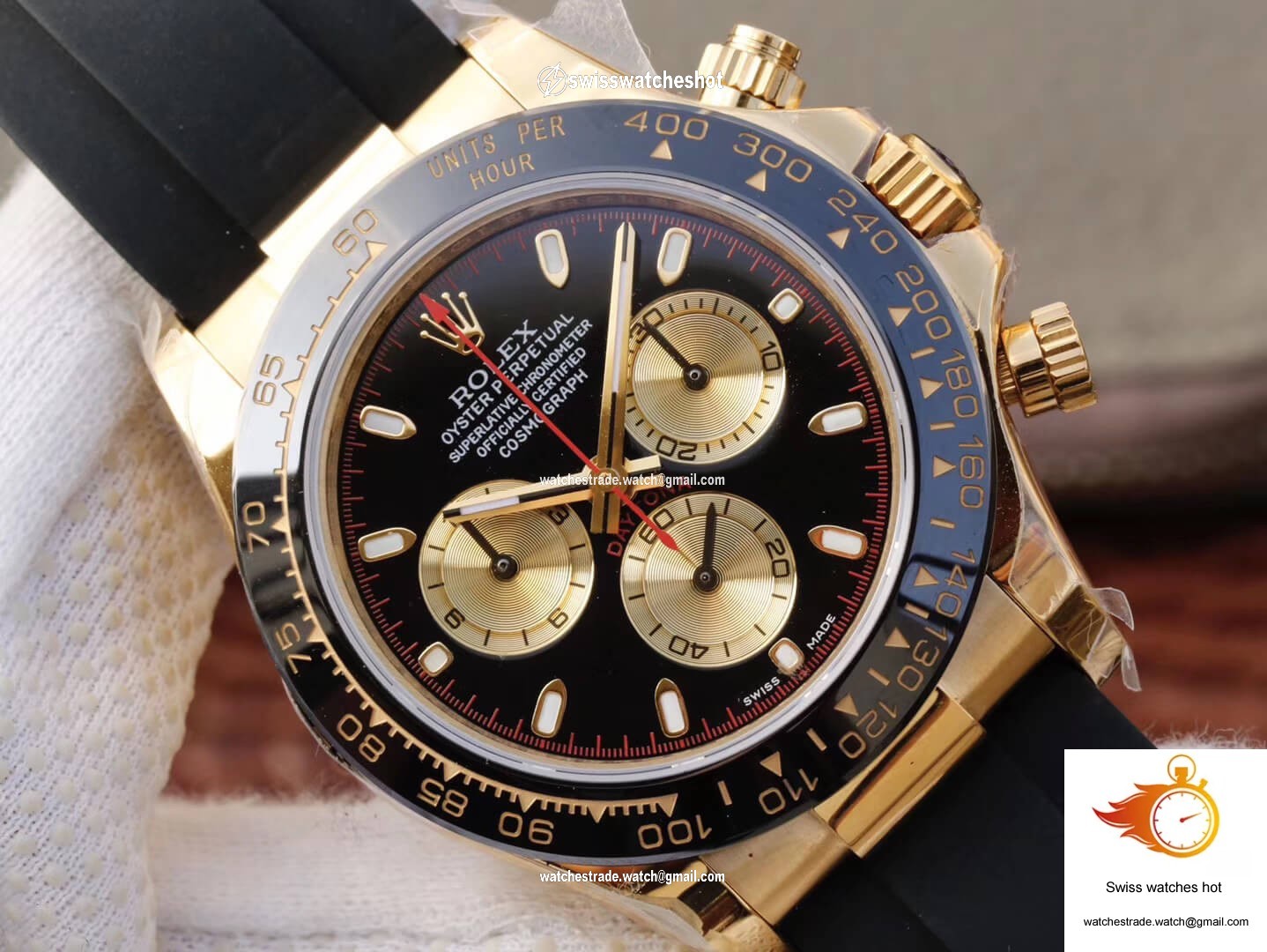 Rolex Daytona Cosmograph M116518ln-0047 JH Factory Black dial 4