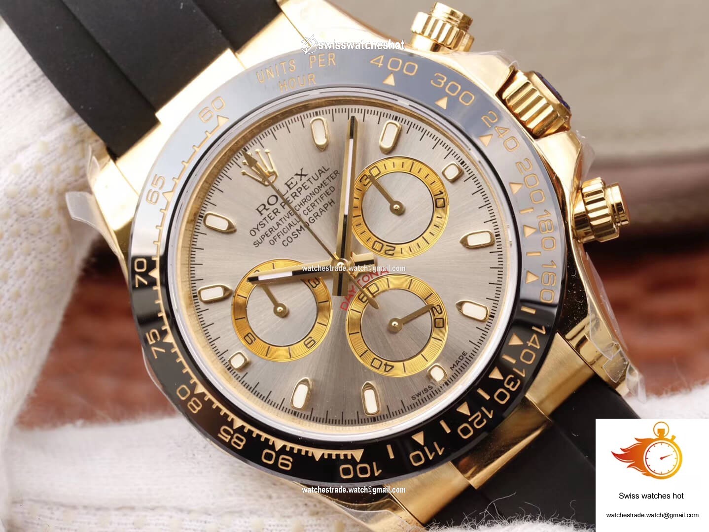 Rolex Daytona Cosmograph 116518LN JH Factory Silver Gray Dial 4