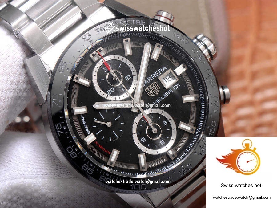 TAG Heuer Carrera CAR201Z.BA0714 XF Factory Black Dial 4