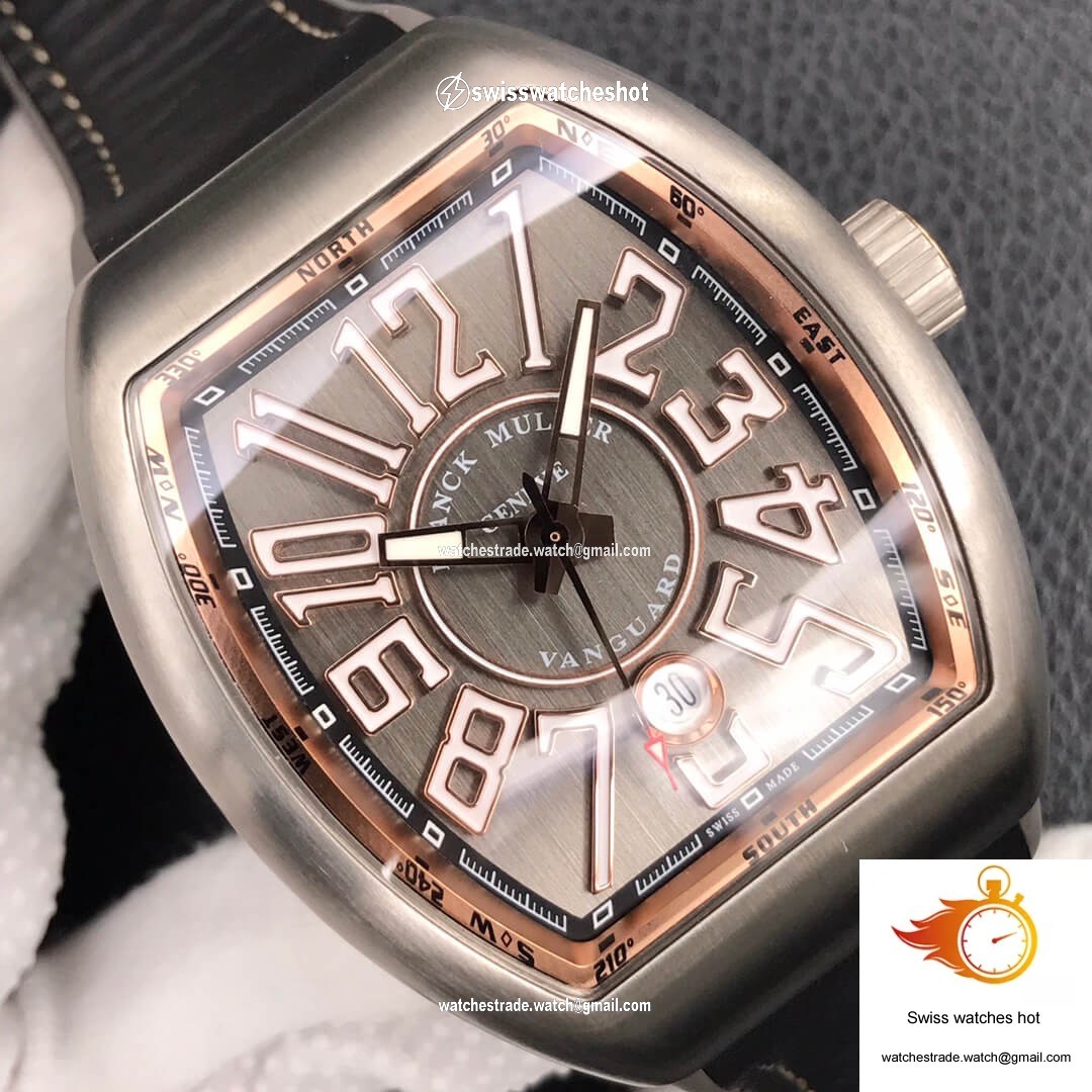 Franck Muller Vanguard V 45 SC DT TT BR 5N ZF Factory Titanium Metal 4