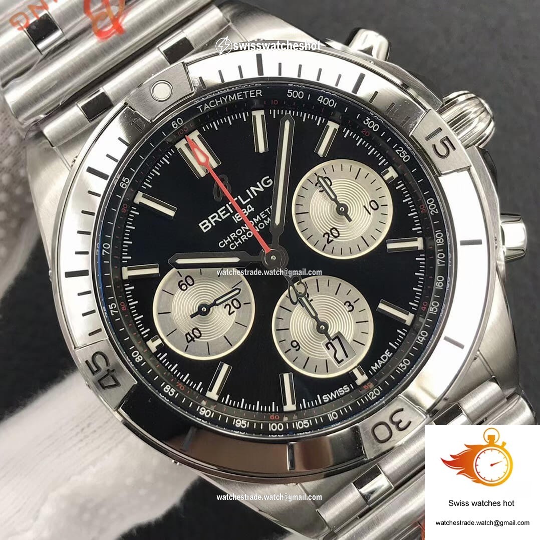 Breitling Chronomat AB0134101B1A1 GF Factory Black Dial 4
