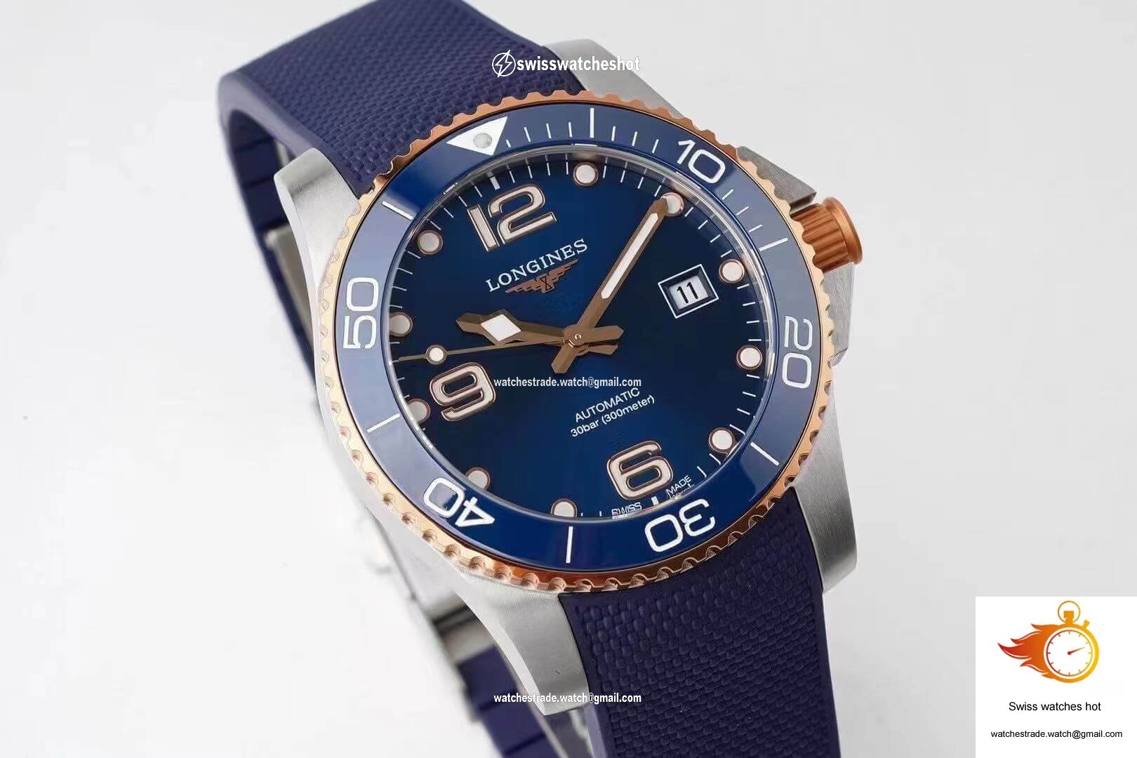 Longines Concas L3.781.3.98.9 ZF Factory Blue Dial 4