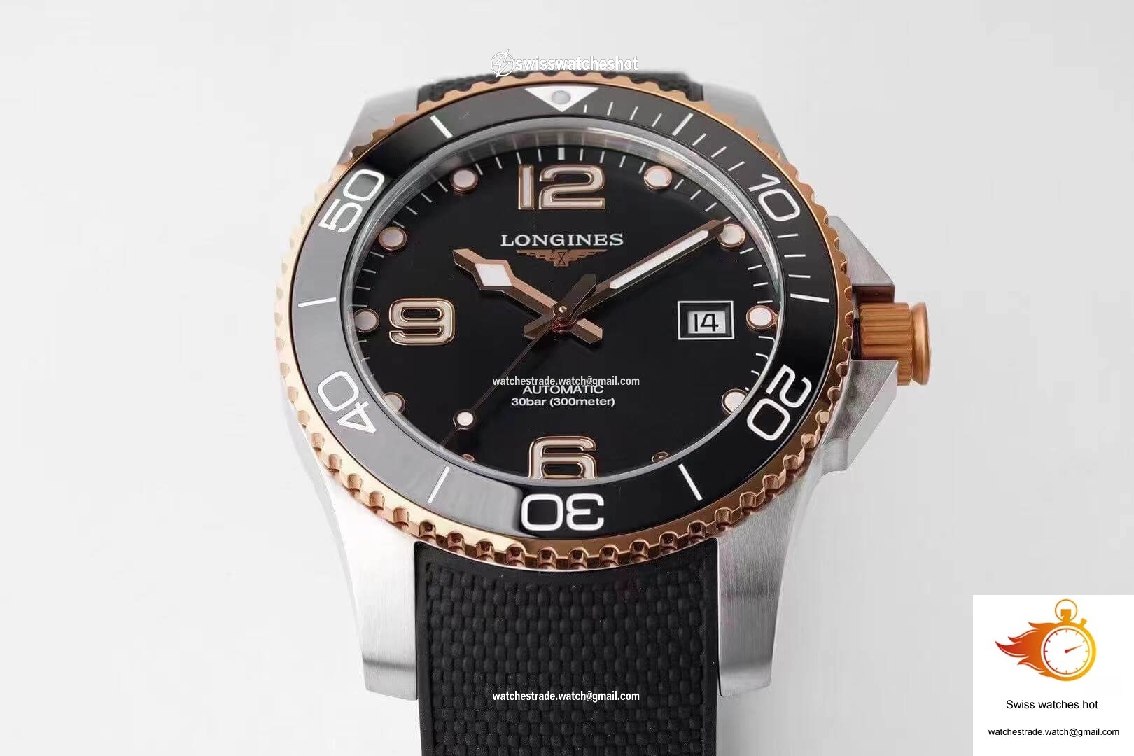Longines Concas L3.781.3.58.9 ZF Factory Black Dial 4