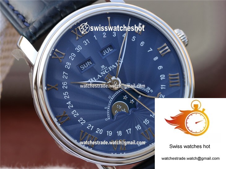 Blancpain Villeret 6654-1529-55B OM Factory V2 Blue Dial 4