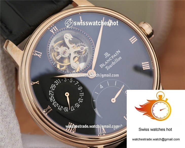 Blancpain Villeret 6025-3642-55B JB Factory Black Dial 4