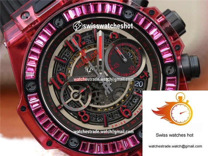 Hublot Big Bang 411.JX.4802.RT Red Case Black Strap 4