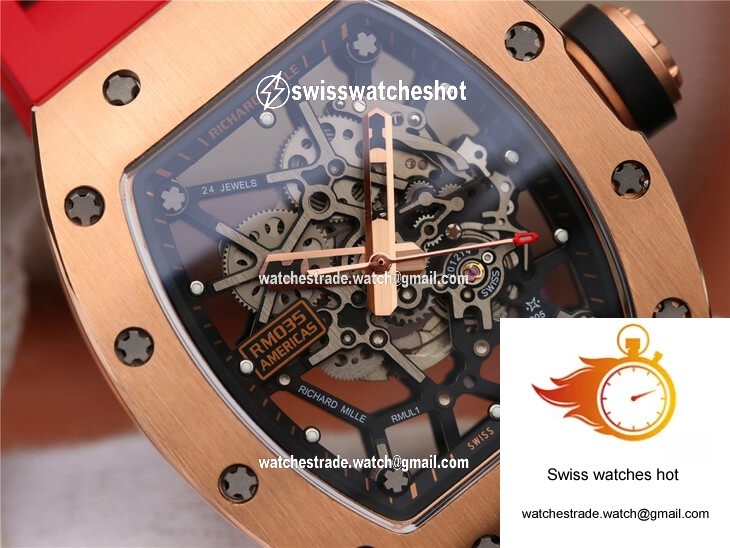 Richard Mille RM035 Americas KV Factory Rose Gold 4