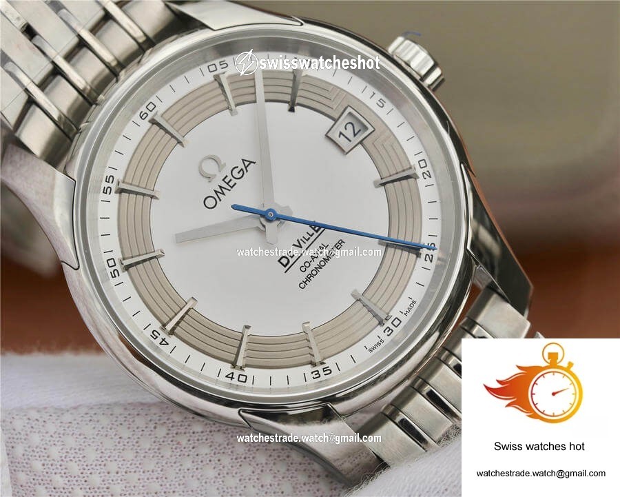 Omega De Ville 431.30.41.21.02.001 VS Factory Silver Dial Stainless Steel Strap 4