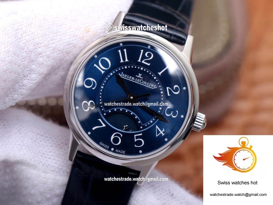 Jaeger LeCoultre Rendez Vous 3468480 MG Factory Blue Dial 4