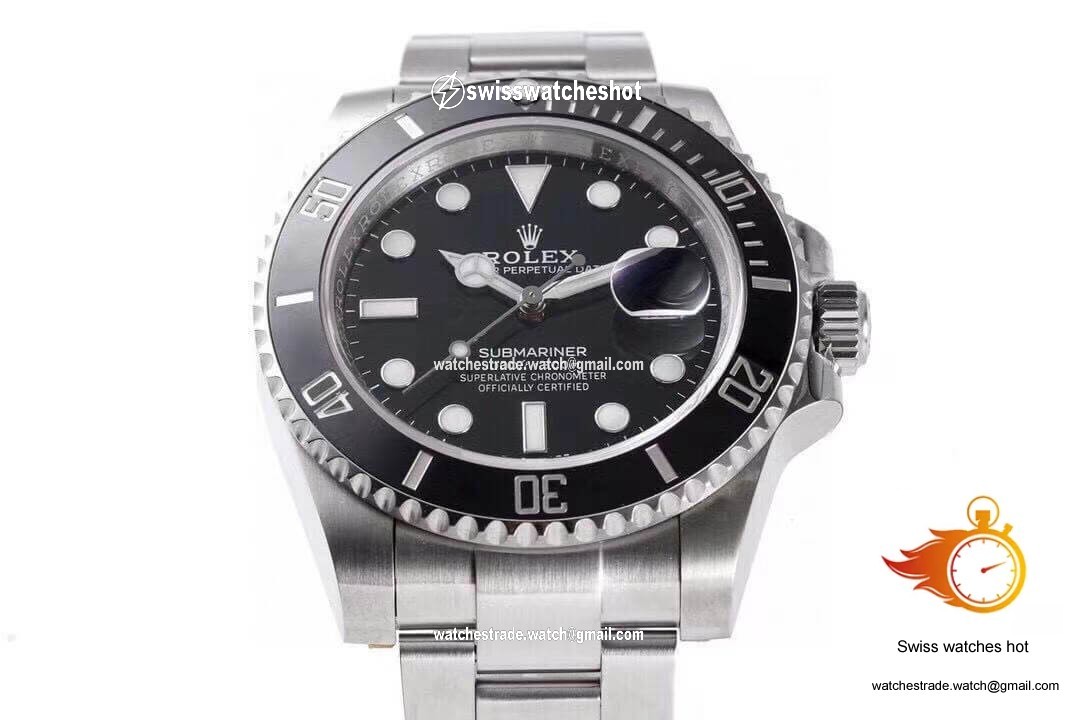 Rolex Submariner 116610LN-97200 ZF Factory Black Dial Stainless Steel Strap 4