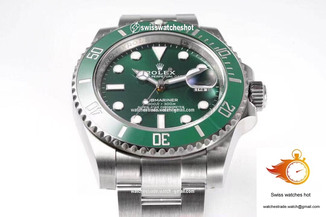 Rolex Submariner 116610LV-97200 ZF Factory Green Dial Stainless Steel Strap 4