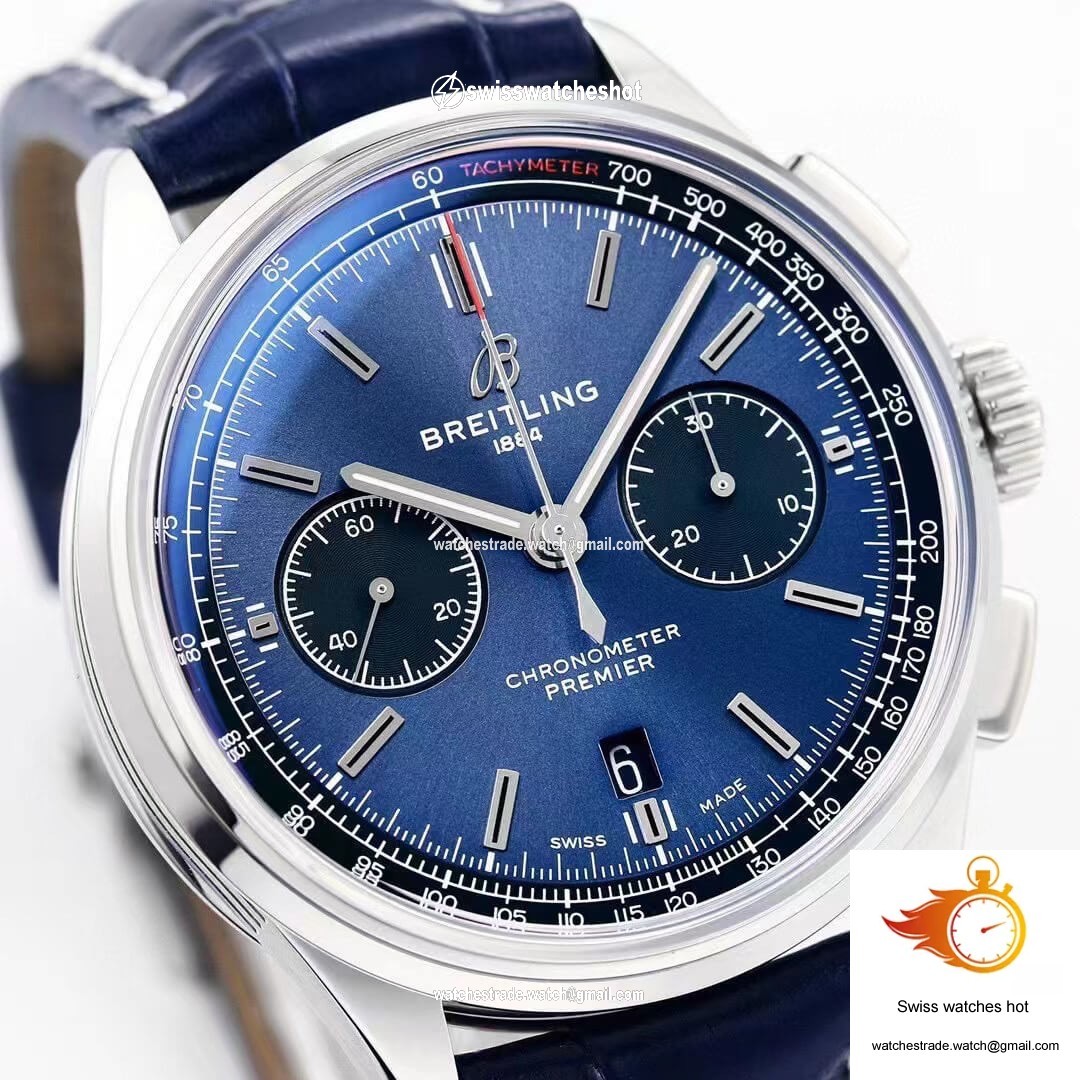 Breitling Premier B01 Chronograph AB0118221C1A1 GF Factory V2 Blue Dial 4