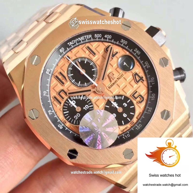Audemars Piguet Royal Oak Offshore 26470OR.OO.1000OR.01 JF Factory V2 Gold Dial 4