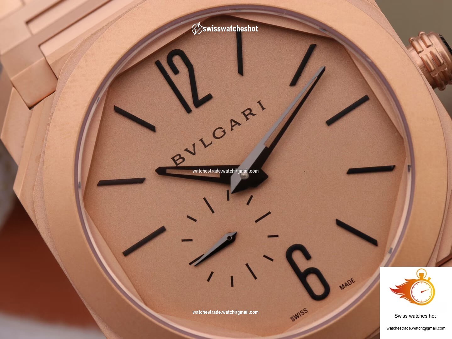 Bvlgari Octo Finissimo 102912 BV Factory Rose Gold Dial 4