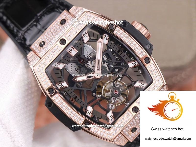 Hublot Masterpiece Tourbillon 906.OX.0123.VR.AES13 JB Factory Rose Gold Diamond 4