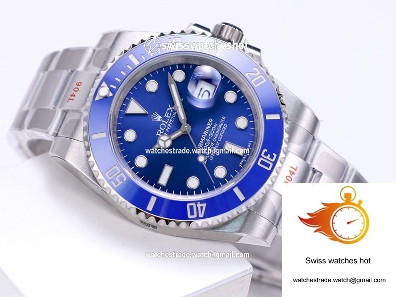 Rolex Submariner 116619LB-97209 Noob Factory V10 Blue Dial 4