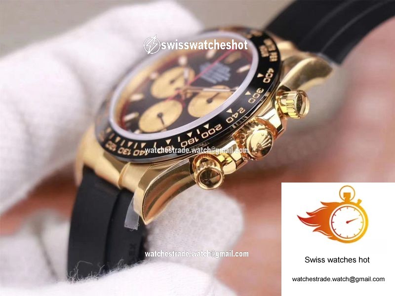 Rolex Daytona M116518LN-0047 Noob Factory Black Dial 4130 Movement 4