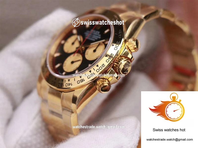 Rolex Daytona M116508-0009 Noob Factory Black Dial 4130 Movement 4