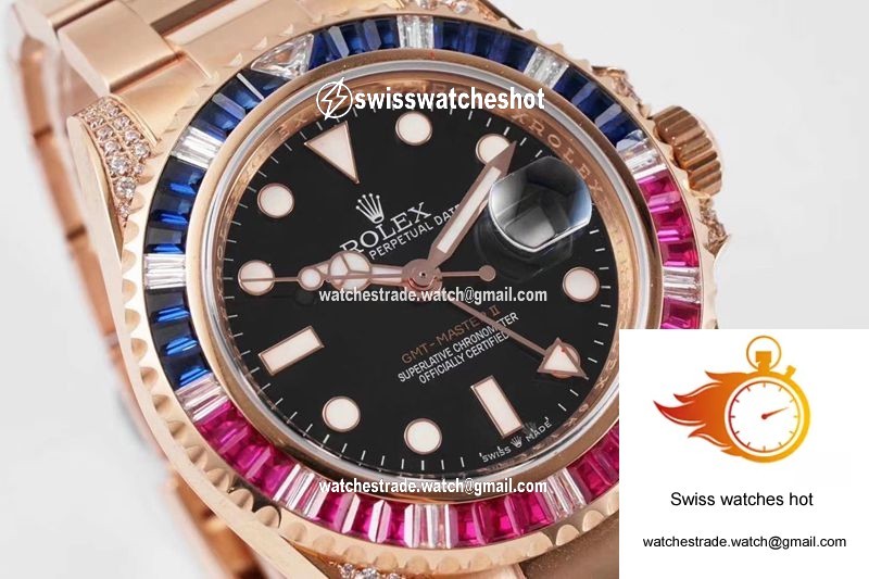 Rolex GMT Master II 116759 SAru ROF Factory Rose Gold 4