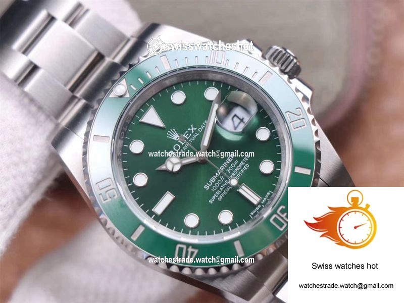 Rolex Submariner 116610LV-97200 Noob Factory V11 Green Dial 4