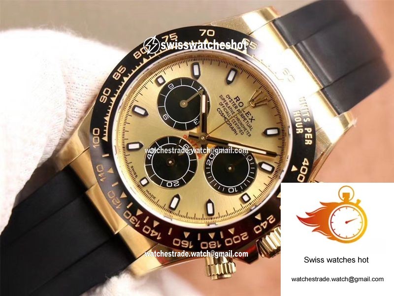 Rolex Daytona M116518LN-0048 Noob Factory Champagne Dial 4130 Movement 4