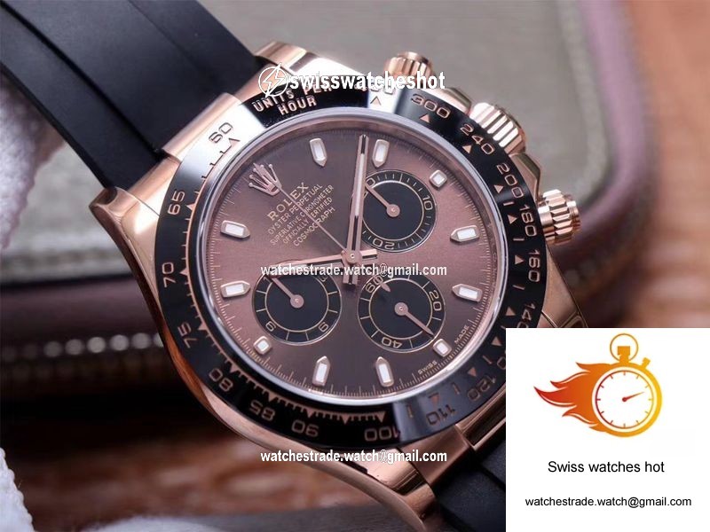 Rolex Daytona M116515LN-0041 Noob Factory Chocolate Dial 4130 Movement 4