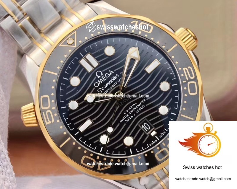 Omega Seamaster Diver 300M 210.20.42.20.01.002 VS Factory Black Dial 4