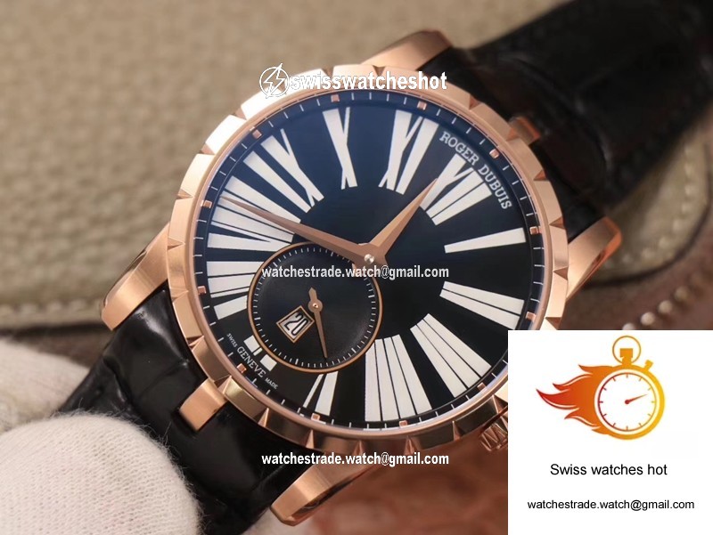 Roger Dubuis Excalibur DBEX0537 PF Factory Black Dial 4