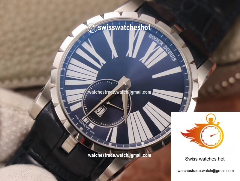 Roger Dubuis Excalibur DBEX0535 PF Factory Blue Dial 4