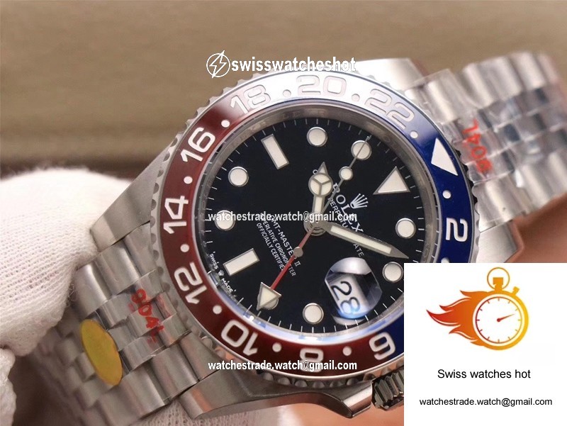 Rolex GMT Master II 126710BLRO-0001 Noob Factory Black Dial 4
