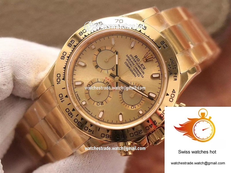 Rolex Daytona Cosmograph M116508-0003 Noob Factory Gold Dial 4